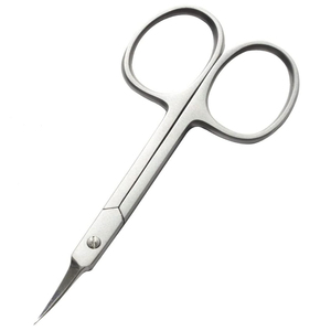Nouvelles Ciseaux à Cuticules Tendance, Durables, Résistants à la Rouille, en Acier Inoxydable Courbé, Poignées en Acier pour Manucure, Autoclavables - Product Image 1