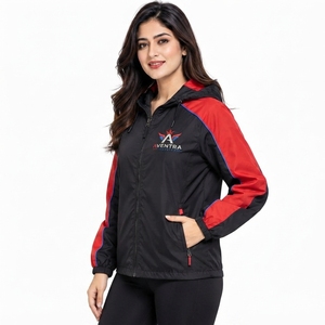 Fashionable <b>Women</b> <b>Windbreaker</b> Jacket Casual Outdoor Clothing with Lightweight Shell Fabric Comfortable Wearing Design Functional - Product Image 6