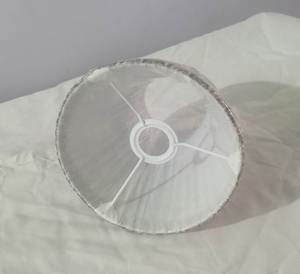 High Demand <b>Modern</b> Cone Shape Linen Fabric <b>Lamp</b> <b>Shade</b> Pleated Gathered Ikat Pattern Indoor Table Use Handmade Dimmable E27 - Product Image 2