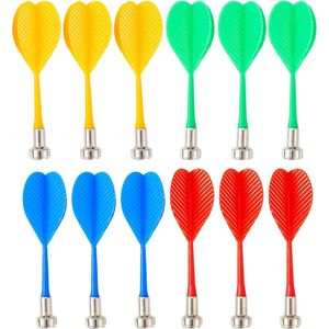 Juego de 12 Dardos de Punta Blanda con Puntas de Repuesto Adicionales, Dardos de Punta de Plástico para un Juego Conveniente - Product Image 1