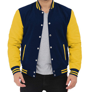 Veste universitaire en cuir blanc pour homme, avec logo personnalisé, design de logo personnalisé - Product Image 1