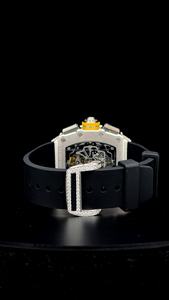 Classic Round Moissanite Quartz <b>Watch</b> Glass Crystal Bright Gem Dial with Comfortable Band for Office Home and Evening Wear - Product Image 3