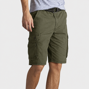 Pantalones Cortos Cargo de Algodón 100% Personalizados para Hombre, Casuales, Lisos, Teñidos, Transpirables, Ligeros, con Cordón en la Cintura - Product Image 2