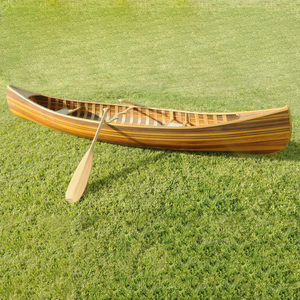 Canoë en bois artisanal avec coque courbée, finition mate, 12 pieds, pour les lacs, les stations balnéaires et les activités fluviales - Vente en gros, contactez-nous - Product Image 1