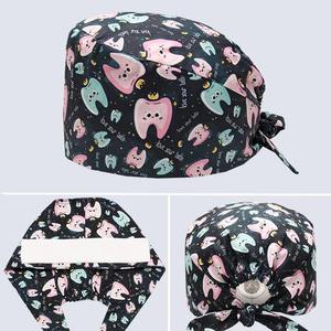 Top Quality Women Scrub Adjustable Doctor Nurse Surgery <b>Chef</b> Cap Working Wear Dustproof <b>Hat</b> - Product Image 2