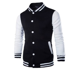Veste de baseball universitaire moderne style varsity, broderie personnalisée, OEM, vêtements de sport urbains, veste toutes saisons pour hommes - Product Image 1