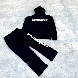 Conjuntos Deportivos Personalizados de Alta Calidad, Pantalones y Sudadera con Capucha de Algodón 100% de Peso Pesado - Product Image 4