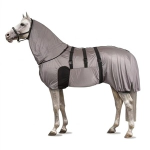 Manta para Caballo, Impermeable y Cortavientos, Transpirable, con Cobertura Completa para Cuello y Cola - Product Image 1