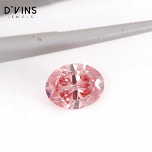 D'vins Jewels - Diamantes Cultivados en Laboratorio, Corte Excelente, Forma Ovalada, 1-3 CT, VS2, Color Fancy Light, para Joyería, Envío Inmediato - Product Image 4