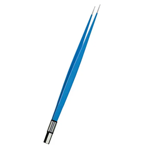 Pinces bipolaires à baïonnette en acier inoxydable, manuelles, 7,75 pouces, à activation au pied, jaunes, instruments chirurgicaux Ariston, à vendre - Product Image 1