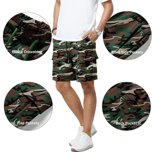 Men's Cotton Sweat Shorts High Street Comfort Fitness Casual Exercise Shorts Custom US Size Thick <b>Material</b> Loose Design - Product Image 5