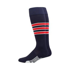 Hot Selling Unisex Sports <b>Socks</b> <b>Breathable</b> Organic Bamboo Cotton <b>Breathable</b> Knitted Knee High Baseball Teams Sports <b>Socks</b> - Product Image 2