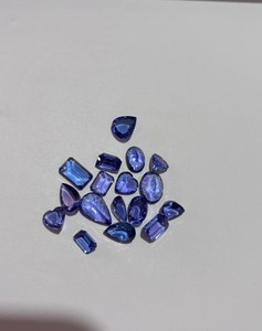 Piedra Preciosa Suelta de Tanzanita Natural, Tamaños Mixtos de 2-3 Quilates, Azul Púrpura, Piedra Semipreciosa para Joyería - Product Image 4
