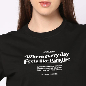 Camisetas Cortas de Verano para Mujer, Transpirables, Hechas en Fábrica, 100% Algodón, Color Personalizado, Elegantes, Anti-UV, Ecológicas, Diseño Casual - Product Image 4