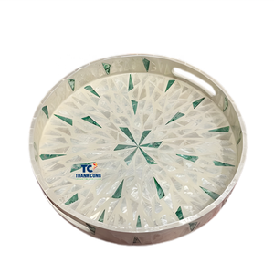 Bandeja de Nácar de Fabricante Confiable, Decoración Elegante para Celebraciones, Bandeja para Ramadán y Eid - Product Image 1