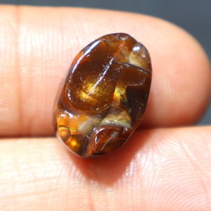 Natural <b>Mexican</b> Fire Agate Druzy Cabochon Healing Crystal Fire Agate Druzy Handmade Jewelry for Ring for Jewelry Making - Product Image 2