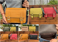 Diskon besar-besaran pabrik tas tangan kulit daur ulang warna-warni gambar hewan High-end Fashion baru tas tangan wanita selempang bahu Messenger