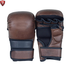 Gants de sparring en cuir personnalisés pour la MMA, respirants, antidérapants, légers, unisexes, de haute qualité pour la boxe et le Muay Thai - Product Image 6