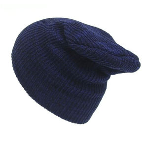 Gorro de Punto de Algodón para Hombre, Estilo Casual de Invierno, Gorro Holgado, Gorro de Esquí, Gorro Urbano, Gorro de Color Sólido de Alta Calidad - Product Image 6