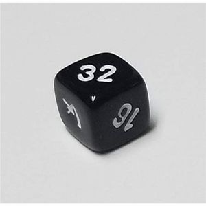 Wholesale Custom Acrylic <b>Backgammon</b> Doubling Cube 6 Sided 16mm 20mm Numbered <b>Board</b> Game Dice Accessories Set Resin Doubling Cube - Product Image 5