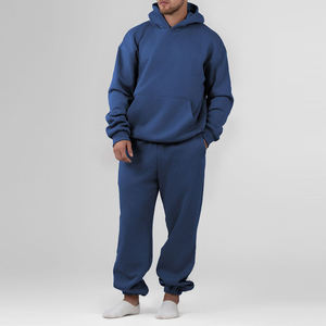 Sweat-shirt à capuche zippé pour homme avec poignets contrastants et extrémités de manches accentuées, manches longues, style streetwear, 100% coton, vente en gros - Product Image 6