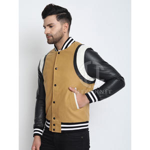 Veste bomber en nylon imperméable, logo brodé personnalisé, légère, style baseball, colorée, pour le printemps - Product Image 3