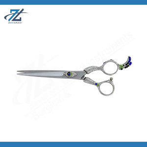 Personal Professional Salon Kit Barber Thinning Scissors & <b>Razor</b> Black Powder Coated Plasma Coated Paper Coated Pakistan - Product Image 5
