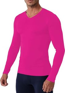Men's Compression Long Sleeve Performance Shirt Premium Quick Dry Eco-Friendly Slim Fit Base <b>Layer</b> <b>Top</b> Athletic Training - Product Image 2