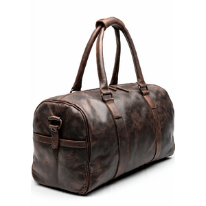 Genuine Leather Gym Workout Duffel Bags Sportswear Large Capacity Leather Duffle Bag Unisex Custom Handbags Leather Duffel Bags - Product Image 3