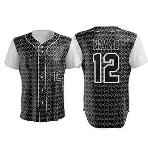 Conjunto de Uniforme de Béisbol Personalizado con Diseño a Medida para Equipos Juveniles en Tela Ligera que Absorbe la Humedad - Product Image 4