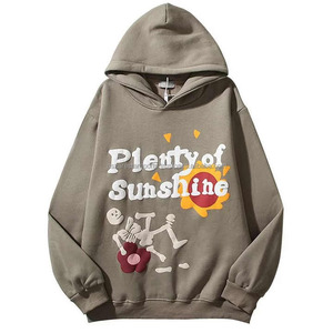 Sudadera con capucha de hombre de gran tamaño de peso pesado de 500g/m2 personalizada para estampado de hojaldre 100% algodón Sudadera con capucha de felpa francesa para venta directa de invierno - Product Image 1