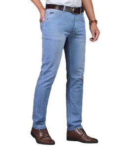 Jean en denim tendance pour homme, coupe slim décontractée en coton/élasthanne, prix abordable, qualité supérieure, design personnalisé - Product Image 3