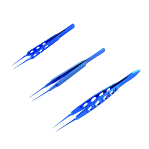 Pinces à ligature droites McPherson, instrument chirurgical ophtalmique en acier inoxydable, manuel, 85 mm avec plateforme de 4,5 mm, certifié CE - Product Image 5
