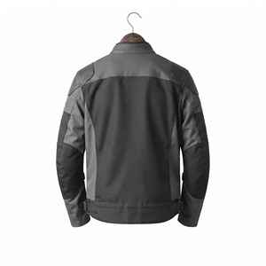 Blouson de moto en cuir coupe-vent pour homme, respirant, pour motocross, sport automobile et course à moto - Product Image 2