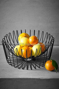 Élégante corbeille à fruits en fer avec un design unique en fil ouvert pour une ventilation adaptée au café du bureau à domicile - Product Image 5