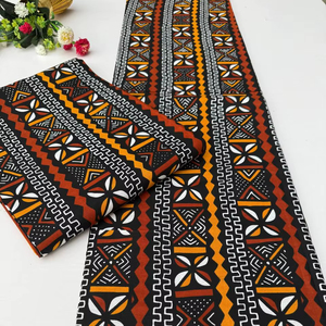 Impresión de cera Africana personalizada de lujo de Libia y tela de algodón Ankara para ropa de boda de moda ropa de fiesta y muebles para el hogar - Product Image 1
