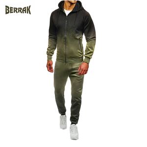 Survêtement décontracté pour homme, sweat à capuche et pantalon de survêtement, ensemble deux pièces, vêtements de sport de haute qualité, nouvelle collection, 2021 - Product Image 5