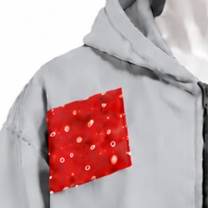 <b>Silver</b> Tapestry Patchwork Zip Up Hoodie Oversized Full Zipper Printed Patch Hooded Sweatshirt Casual Streetwear <b>Jacket</b> - Product Image 5