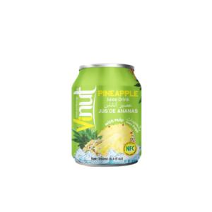 Jugo fresco 250ml Jugo de piña nunca de concentrado (jugo NFC) con pulpa de una fábrica de Vietnam (OEM, ODM) - Product Image 1
