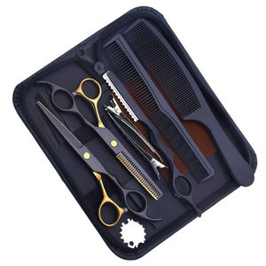 กรรไกรตัดผมมืออาชีพ สแตนเลส ชุดกรรไกรตัดผมสำหรับช่างทำผม ชุดอุปกรณ์จัดแต่งทรงผมสำหรับร้านเสริมสวย - Product Image 4