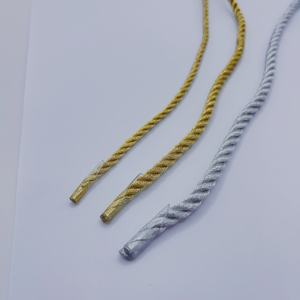 5mm Polyester Twisted Handle Rope Nylon Paper Bag Rope Handle with Transparent Tip for Shopping Bag - Product Image 2