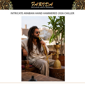 Chichas Farida en laiton égyptien de luxe, design unique, qualité supérieure, artisanat arabe martelé à la main, modèle 2026 Chiller - Product Image 3