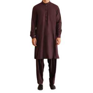 <b>Top</b> Quality Latest Trendy Winter Casual Fashion Pakistani Men Shalwar Kameez Sets Eid <b>Wedding</b> Wear Breathable Polyester/Cotton - Product Image 1