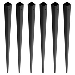 Set di 11 Balaustre Quadrate in Lega di Alluminio per Scale, 44FT X 0.5FT, Pali Decorativi per Ringhiere di Terrazze - Product Image 1