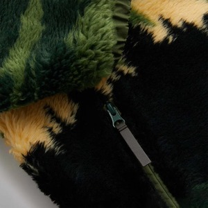 Custom Men's Thick Canvas <b>Fleece</b> <b>Jacket</b> Full Zip Stand Collar Sherpa <b>Lining</b> Photo Print Front Outdoor Casual Winter Coat - Product Image 3