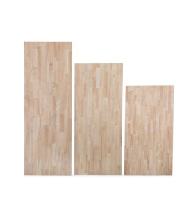 Plan de travail en bois brut d'hevéa pour cuisines, projets de menuiserie et d'armoires sur mesure, vente en gros - Product Image 3