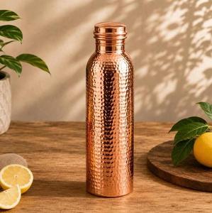 Juego de Botella y Taza de Agua de Cobre Martillado, Vajilla de Cobre para el Hogar, Regalo para Cenas - Product Image 3
