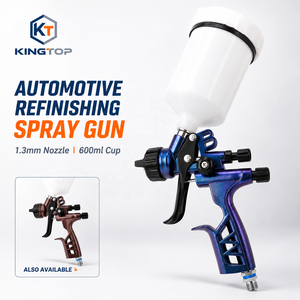 Pistola de Pulverización de Aire HVLP Neoalex 6800 con Boquilla de 1.3 mm, Pulverizador de Pintura de Alimentación por Gravedad de Aleación de Aluminio para Repintado Automotriz y Muebles - Product Image 5
