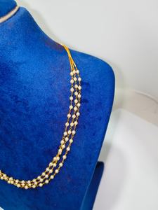 Elegant <b>Silver</b> Moti Chain <b>Necklace</b> Teal Square Crystals Pearl Beads Minimalist Fine Jewelry Set for Women Wedding Party - Product Image 3