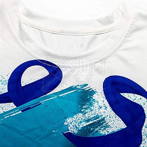 เสื้อยืดผ้าฝ้ายถักลายกราฟิกคุณภาพสูงสำหรับสโมสรกีฬา ขายส่ง เป็นมิตรกับสิ่งแวดล้อม แห้งเร็ว แฟชั่นทันสมัย - Product Image 4